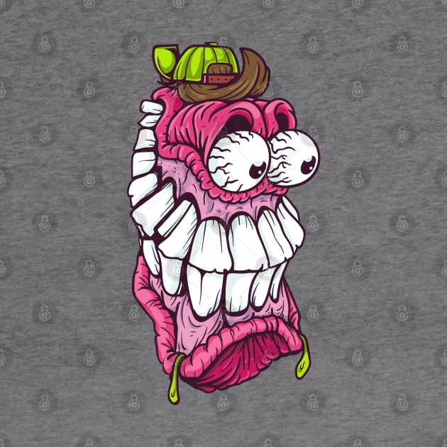 Purple monster teeth by Mako Design 